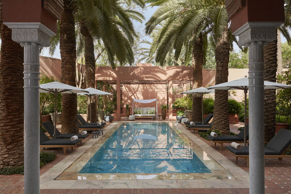 royal mansour marrakech wins the no.3 gin art of hospitality award as part of the world's 50 best hotels 2024.